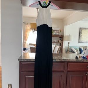 Ralph Lauren Beaded Neck Evening Gown